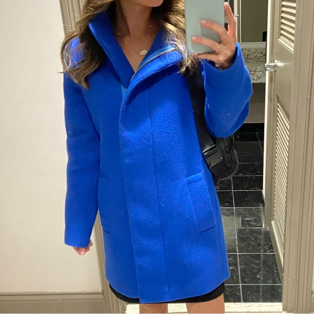 J.Crew Coat Royal Blue size 0P XS Petite